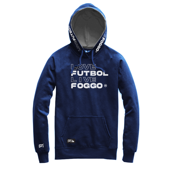 Hoodie Live Foggo | Azul